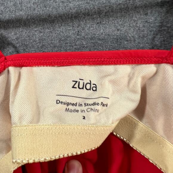 zuda Tankini Top True Red Size Res 2 - Picture 3 of 9